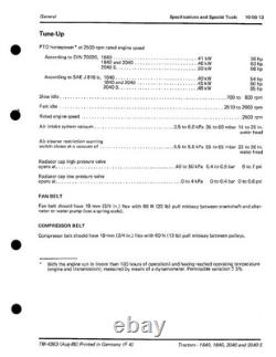 John Deere 1640, 1840, 2040, 2040S Tractor Service Manual Repair Shop Technical