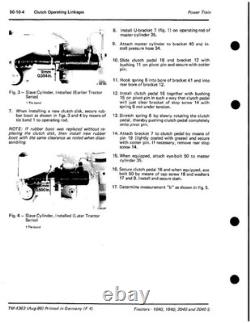 John Deere 1640, 1840, 2040, 2040S Tractor Service Manual Repair Shop Technical