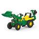 John Deere 164.5cm Ride-on Kids Tractor/truck Toys/play/3y+ With Loader Excavator