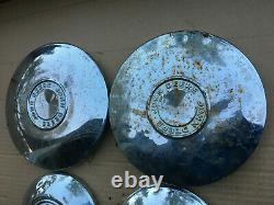 John Deere 175 Lawn Tractor Front & Rear Wheel Covers Hub Caps M42182 M42183 Set