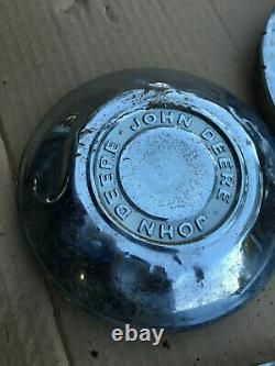 John Deere 175 Lawn Tractor Front & Rear Wheel Covers Hub Caps M42182 M42183 Set