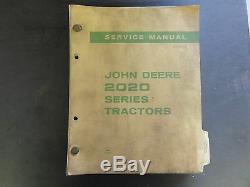 John Deere 2020 Series Tractors Service Manual SM-2072