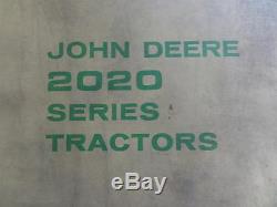 John Deere 2020 Series Tractors Service Manual SM-2072