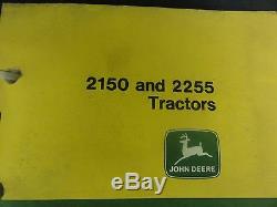 John Deere 2150 and 2255 Tractors Parts Catalog PC-4182
