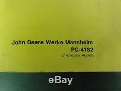 John Deere 2150 and 2255 Tractors Parts Catalog PC-4182