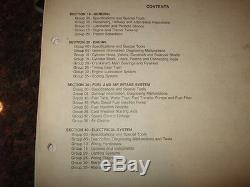 John Deere 2350 2550 Tractors Technical Service Repair Manual Tm-4403 Oem 1984