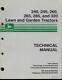 John Deere 240,245,260,265,285 And 320 Lawn And Garden Tractors Technical Manual