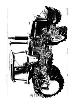 John Deere 4050, 4250, 4450, 4650, 4850 Tractor Service Manual Repair Shop Book