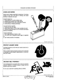 John Deere 4050, 4250, 4450, 4650, 4850 Tractor Service Manual Repair Shop Book