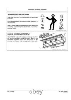 John Deere 4050, 4250, 4450, 4650, 4850 Tractor Service Manual Repair Shop Book