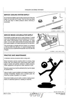 John Deere 4050, 4250, 4450, 4650, 4850 Tractor Service Manual Repair Shop Book