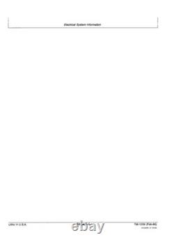 John Deere 4050, 4250, 4450, 4650, 4850 Tractor Service Manual Repair Shop Book