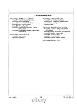 John Deere 4050, 4250, 4450 Tractor Service Manual Repair Shop Technical Book