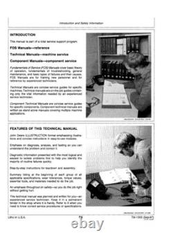 John Deere 4050, 4250, 4450 Tractor Service Manual Repair Shop Technical Book