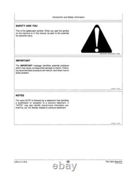 John Deere 4050, 4250, 4450 Tractor Service Manual Repair Shop Technical Book