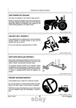 John Deere 4050, 4250, 4450 Tractor Service Manual Repair Shop Technical Book