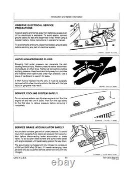 John Deere 4050, 4250, 4450 Tractor Service Manual Repair Shop Technical Book