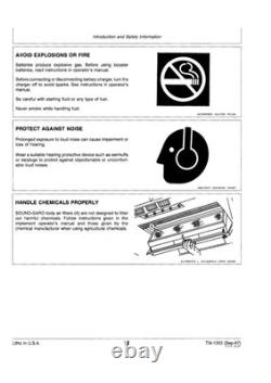 John Deere 4050, 4250, 4450 Tractor Service Manual Repair Shop Technical Book