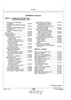 John Deere 4050, 4250, 4450 Tractor Service Manual Repair Shop Technical Book