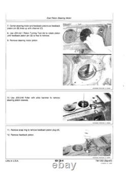 John Deere 4050, 4250, 4450 Tractor Service Manual Repair Shop Technical Book