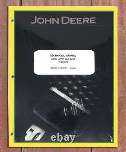 John Deere 4050, 4250, 4450 Tractor Technical Service Manual TM1353