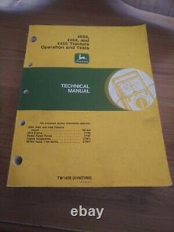John Deere 4055 4255 4455 Tractors TM1459 Operation & Test Service Manual