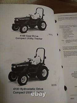 John Deere 4100 Compact Tractor Service Repair Manual TM1630 Apr 01
