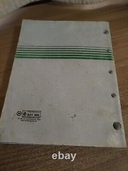 John Deere 4100 Compact Tractor Service Repair Manual TM1630 Apr 01