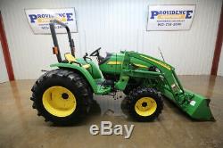 John Deere 4105 Hst Tractor Loader, Open Rops And 4x4