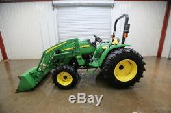 John Deere 4105 Hst Tractor Loader, Open Rops And 4x4