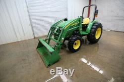 John Deere 4105 Hst Tractor Loader, Open Rops And 4x4