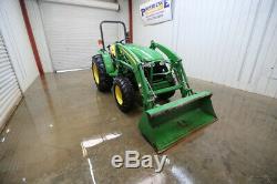 John Deere 4105 Hst Tractor Loader, Open Rops And 4x4