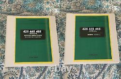 John Deere 425 445 455 TM1517 lawn garden tractor service & parts manual book