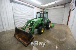 John Deere 4520 Hst Cab Tractor Loader, Ac/heat, Radio, Hst, 4x4