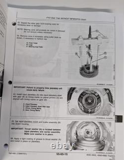 John Deere 4555,4755,4955,4560,4760,4960 Tractor Technical Service Manual TM1460