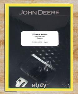 John Deere 4640, 4680 Tractor Service Repair Manual TM1183