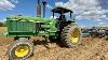 John Deere 4650 Tractor Field Cultivating