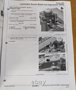 John Deere 4.5L 4045 6.8L 6068 Diesel Engine Service Repair Tech Manual CTM104