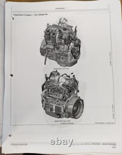 John Deere 4.5L 4045 6.8L 6068 Diesel Engine Service Repair Tech Manual CTM104