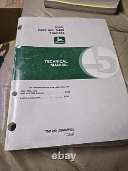 John Deere 5200 5300 5400 5500 Tractor OEM Technical Repair manual TM1520
