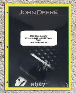 John Deere 5220, 5320, 5420, 5520 Tractor Technical Service Manual Book TM2048