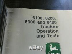 John Deere 6100 6200 6300 6400 Tractors Technical Manual TM4487