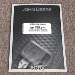 John Deere 6215R, 6195R, 6175R, 6155R, 6145R, 6155RH Tractor Owners Operators Manual