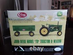 John Deere 70 Tractor & Wagon 1/16 Diecast & Case 6355 Whittler Rc2 Ertl 2003