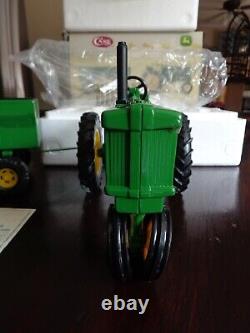 John Deere 70 Tractor & Wagon 1/16 Diecast & Case 6355 Whittler Rc2 Ertl 2003