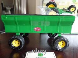 John Deere 70 Tractor & Wagon 1/16 Diecast & Case 6355 Whittler Rc2 Ertl 2003