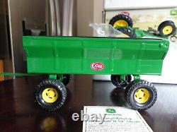 John Deere 70 Tractor & Wagon 1/16 Diecast & Case 6355 Whittler Rc2 Ertl 2003