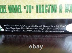 John Deere 70 Tractor & Wagon 1/16 Diecast & Case 6355 Whittler Rc2 Ertl 2003