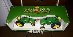 John Deere 720 and 820 Tractors 50th Anniversary Set Ertl 1/16