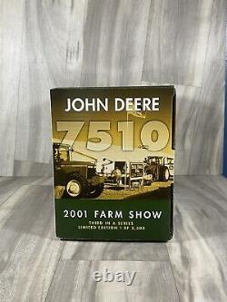 John Deere 7510 MFWD 2001 Farm Show Tractor 116 NIB ERTL